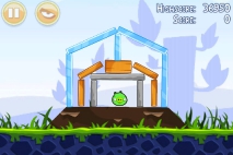 Angry Birds Poached Eggs уровень 1-4