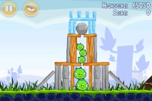 Angry Birds Poached Eggs уровень 1-5