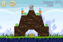 Angry Birds Poached Eggs уровень 1-8