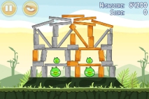 Angry Birds Poached Eggs уровень 2-13