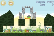 Angry Birds Poached Eggs уровень 2-15