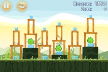 Angry Birds Poached Eggs уровень 2-17