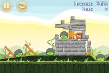 Angry Birds Poached Eggs уровень 2-20