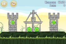 Angry Birds Poached Eggs уровень 2-5