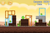 Angry Birds Poached Eggs уровень 3-14