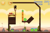 Angry Birds Poached Eggs уровень 3-2